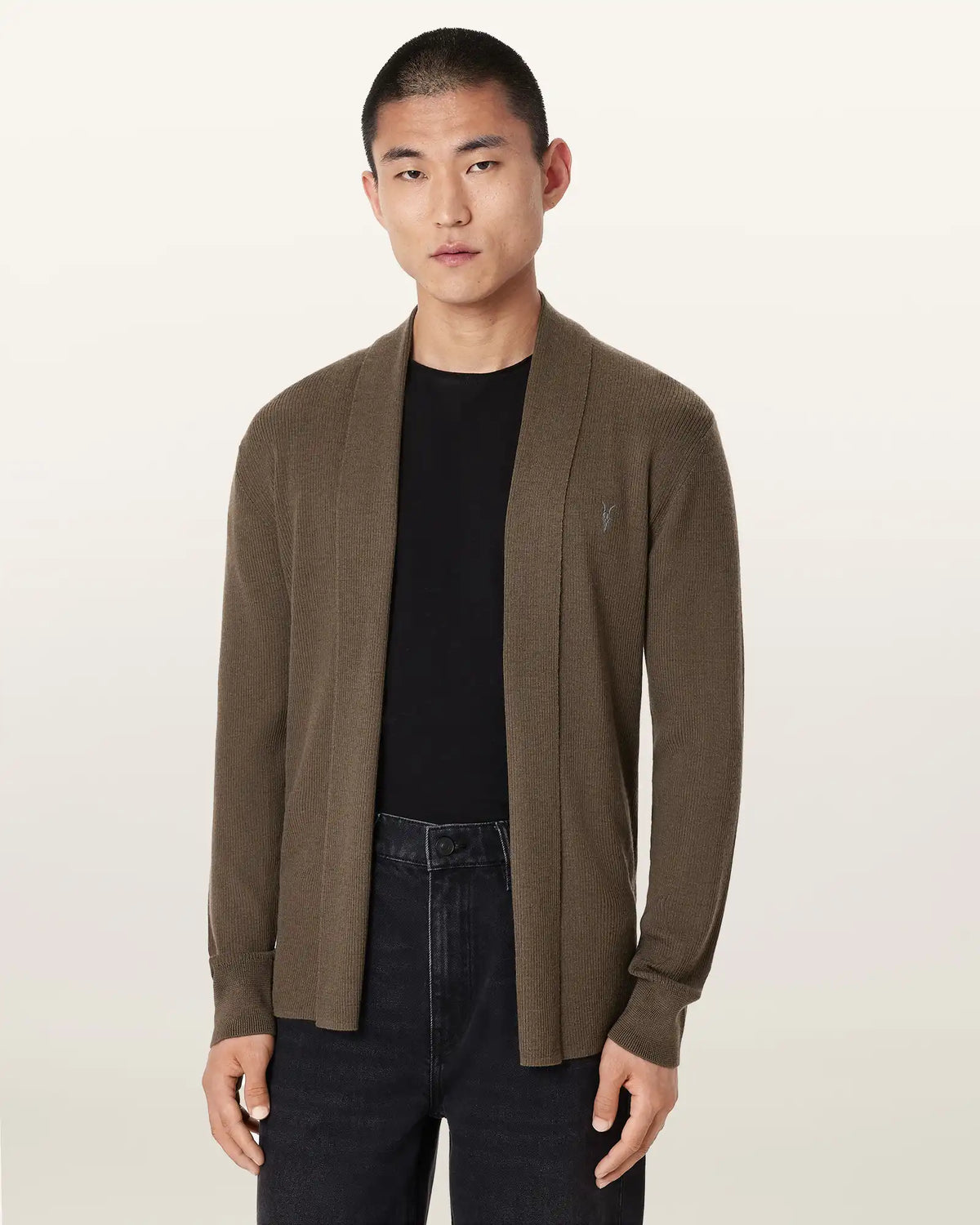 Mode Merino Ramskull Open Cardigan