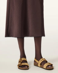 Staffa Raffia Buckle Sandals