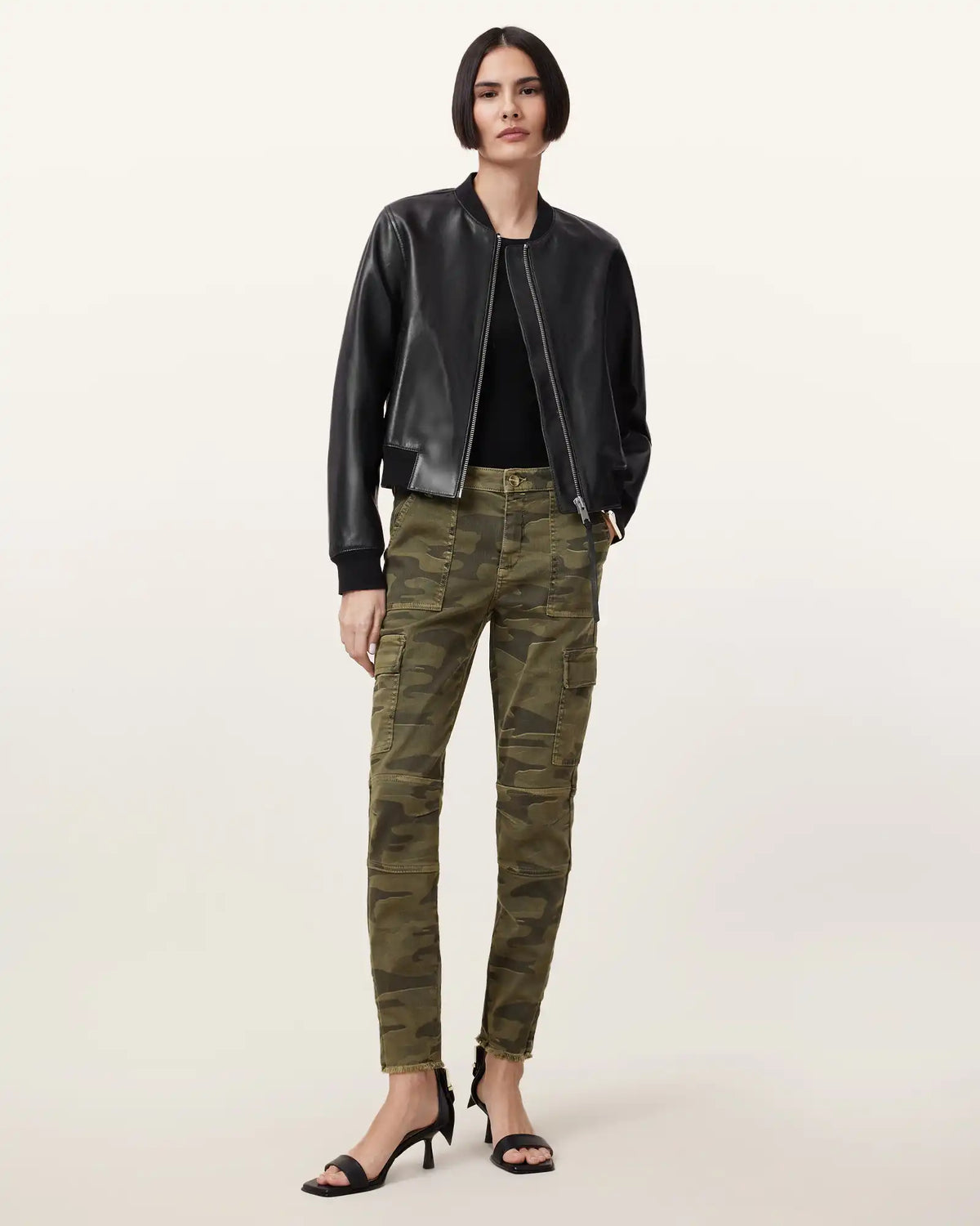Duran Skinny Camouflage Cargo Jeans