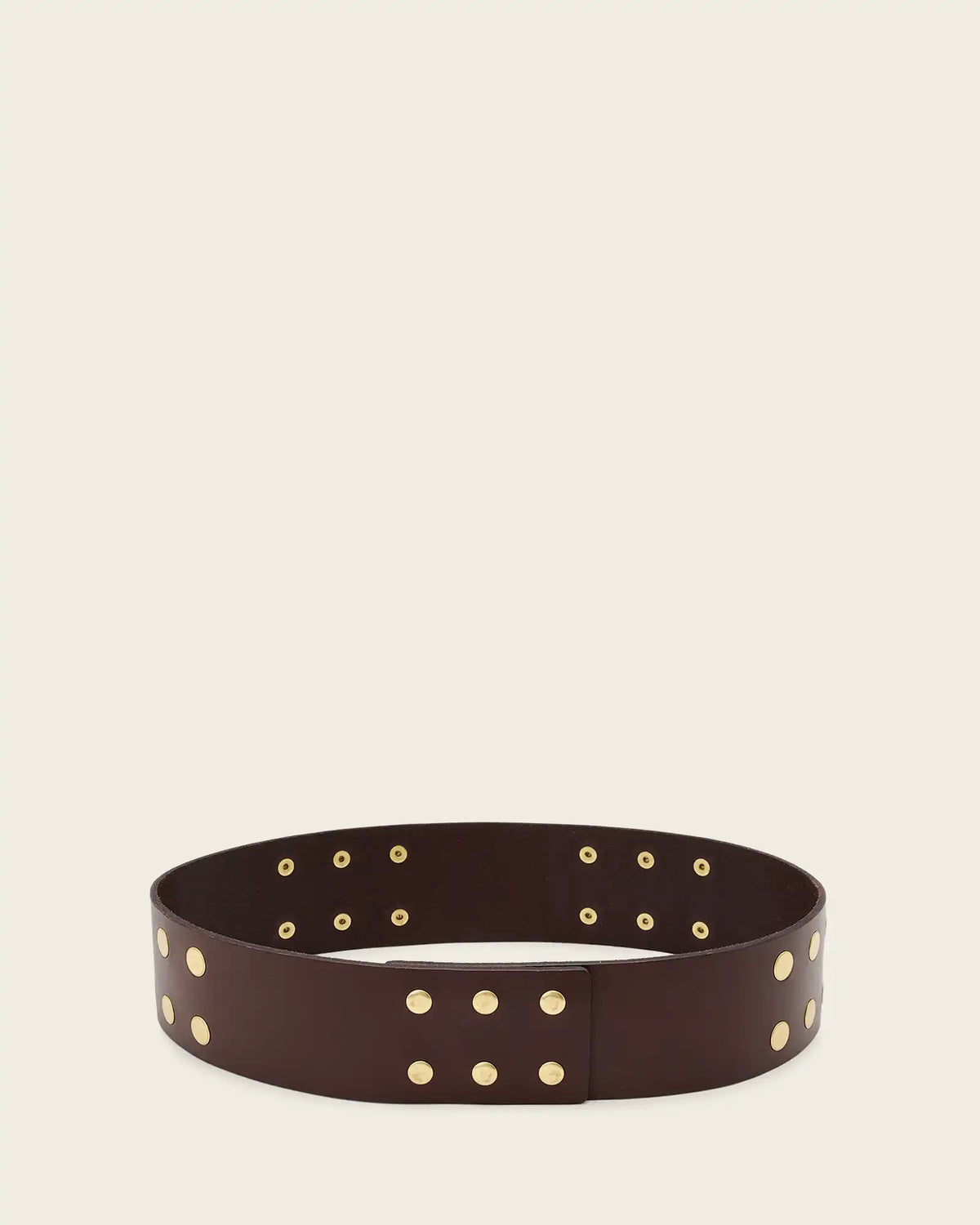 Rio Studded Leather Waist Belt