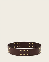 Rio Studded Leather Waist Belt