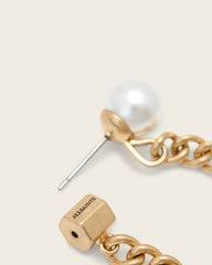 Lex Chain Pearl Earrings