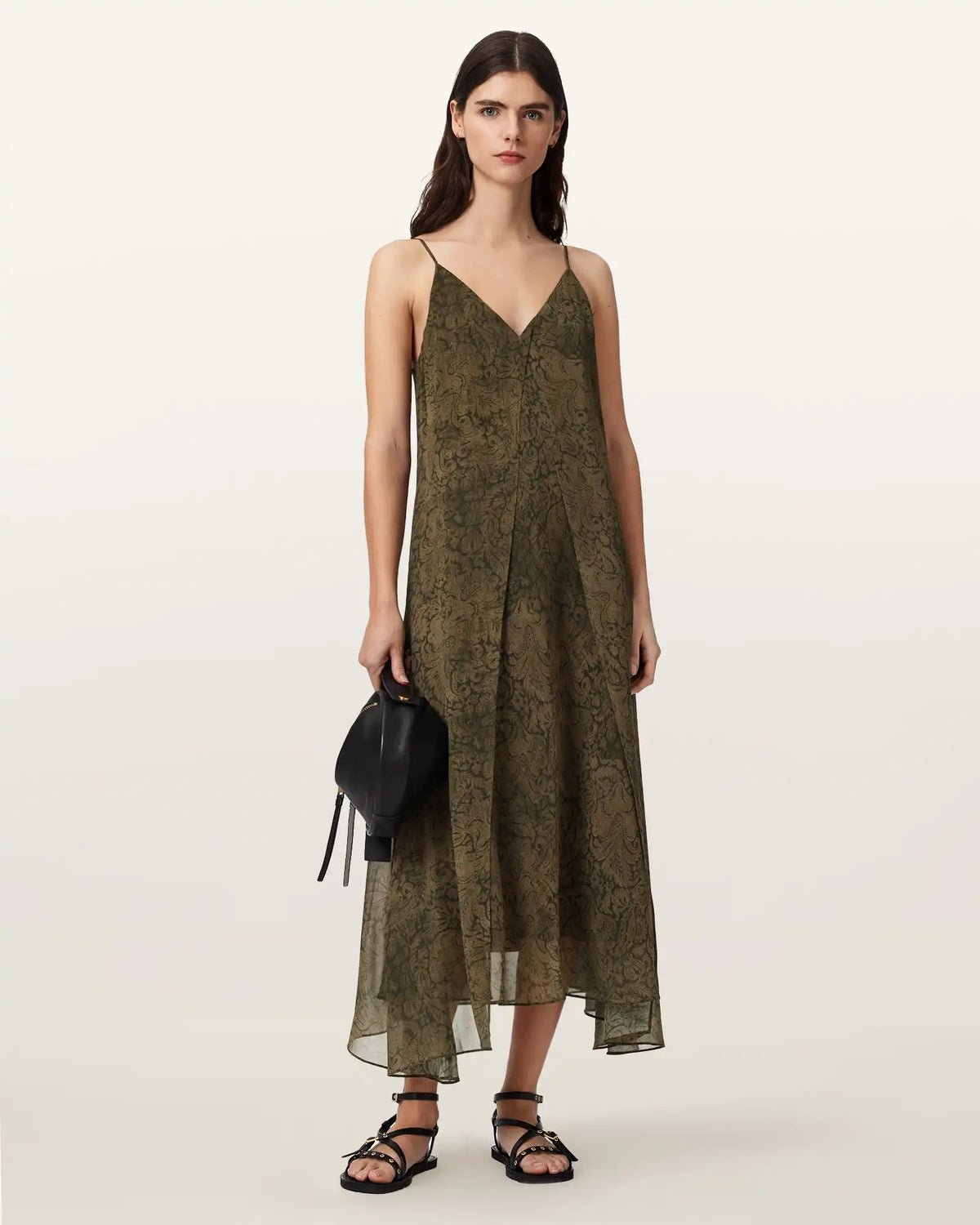 Vanda V-Neck Midi Dress