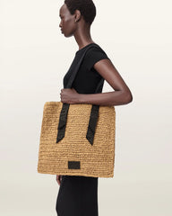 Lullah Woven Straw Tote Bag