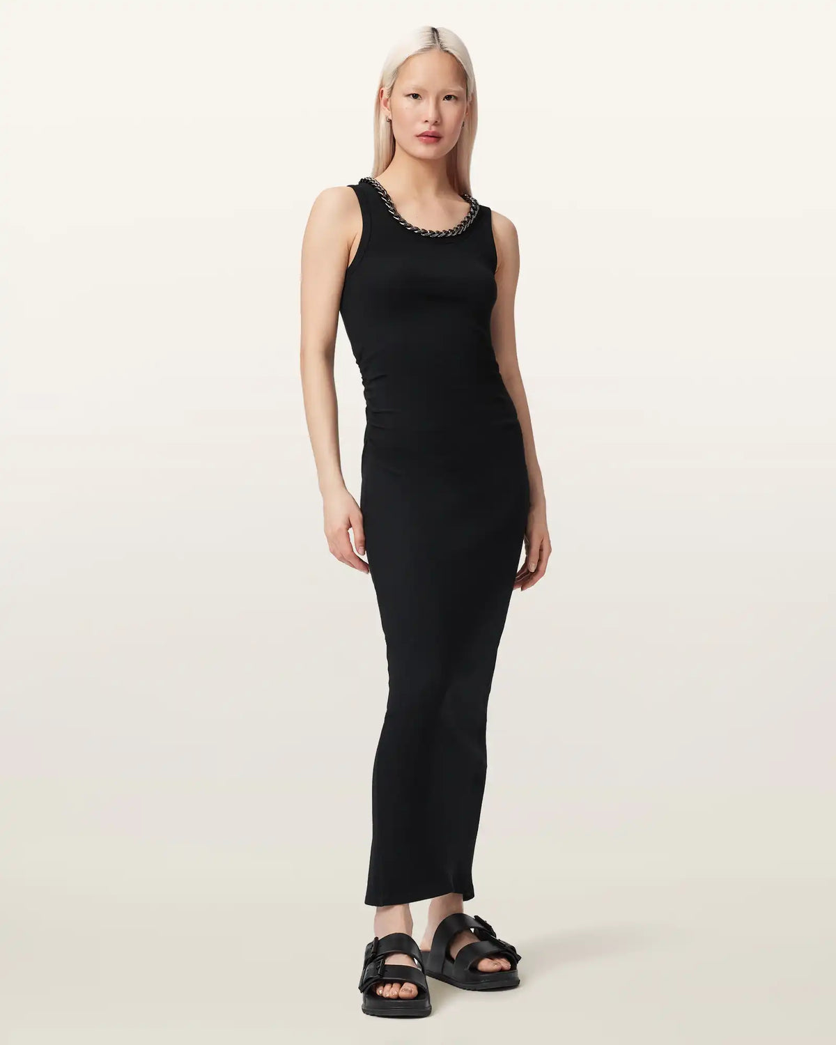 Lucy Sleeveless Bodycon Maxi Dress