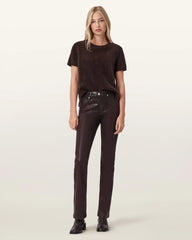 Haldan Coated Bootcut Jeans