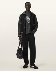 Vanson Wool Bomber Jacket