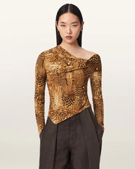 Arlie Long Sleeve Off-The-Shoulder Top