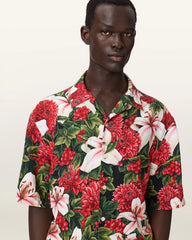 Hokkaido Short Sleeve Linen Blend Shirt
