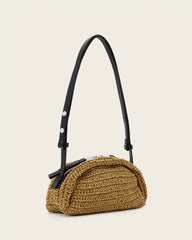 Rosalie Arc Woven Crossbody Bag