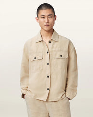 Korten Linen Blend Relaxed Fit Shacket