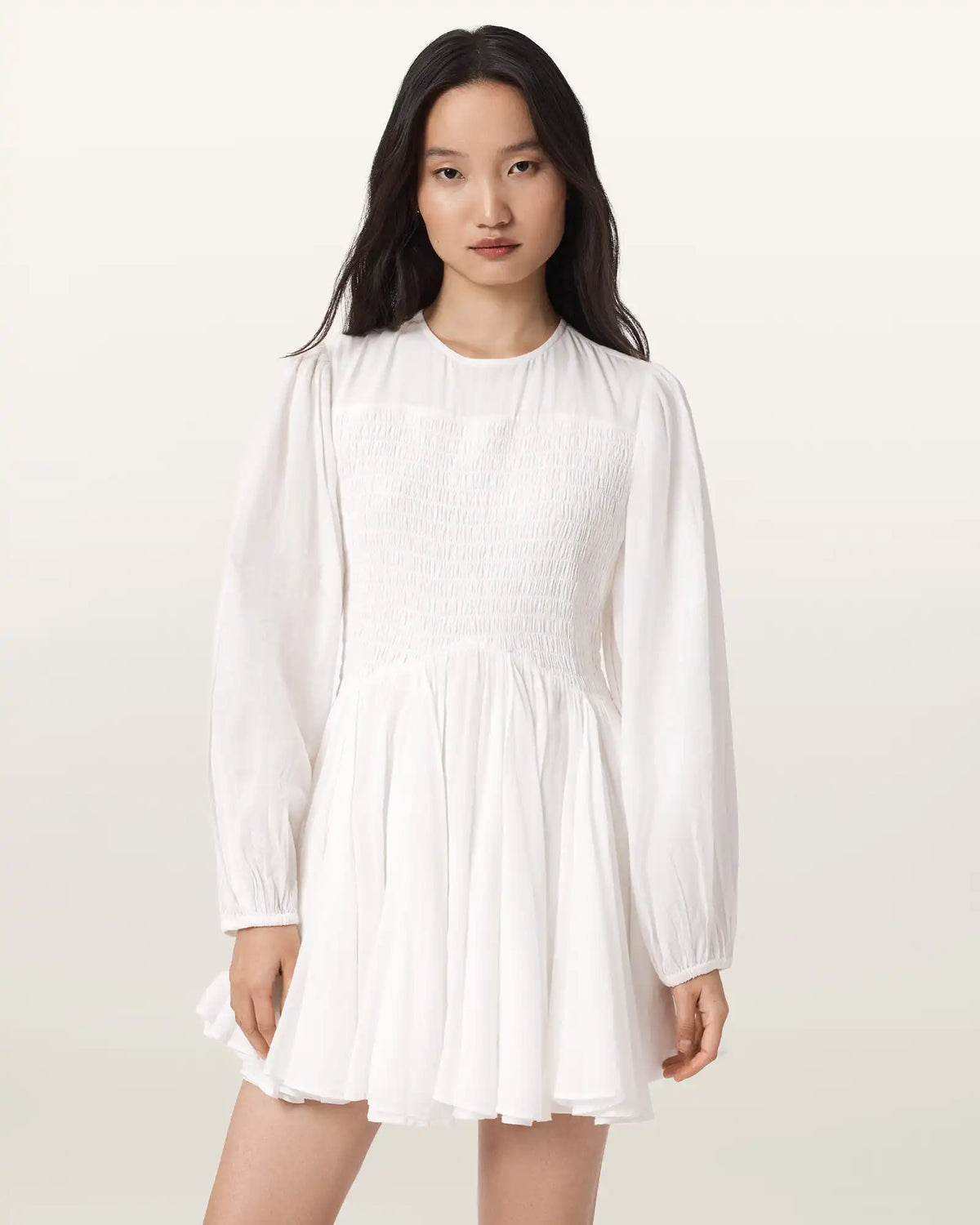 Chia Smocked Mini Dress