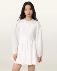 Chia Smocked Mini Dress