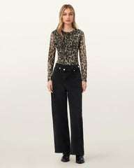 Ellie Mesh Long Sleeve T-Shirt