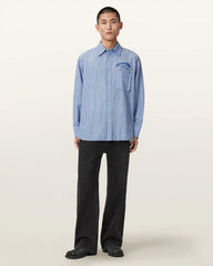 Norte Oversized Long Sleeve Striped Shirt
