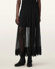 Trixie Lace Midi Skirt