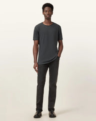 Figure Crew Neck Raw Edge T-Shirt