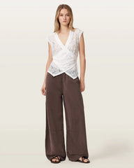 Vera Sleeveless Wrap Blouse