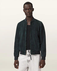 Morten Relaxed Fit Suede Bomber Jacket