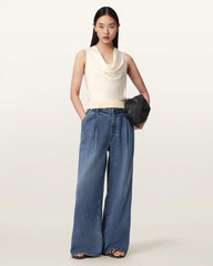 Zoey Sleeveless Cowl Neck Tank Top