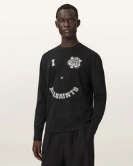 Grinner Oversized Cew Neck Sweater