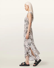 Noor Asymmetric Sleeveless Maxi Dress