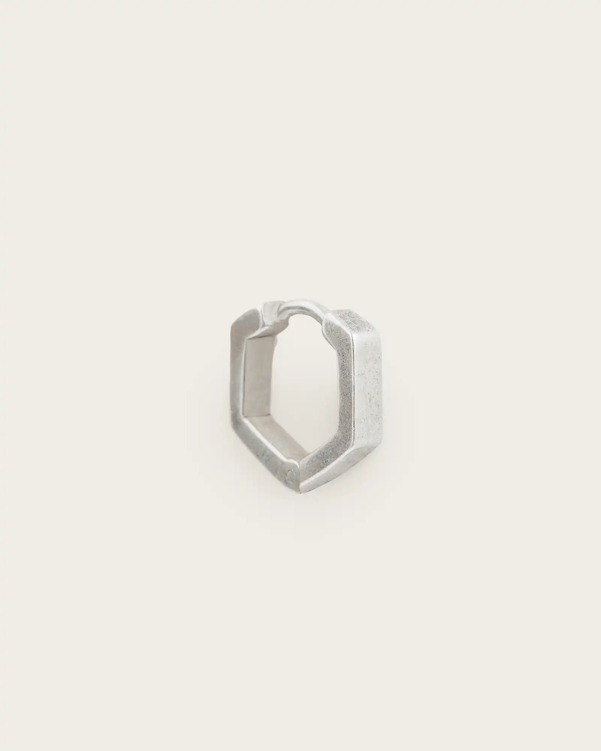 Hex Hoop Earring
