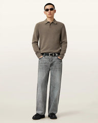 Statten Long Sleeve Polo Sweater