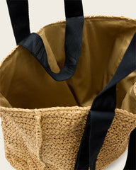Lullah Woven Straw Tote Bag