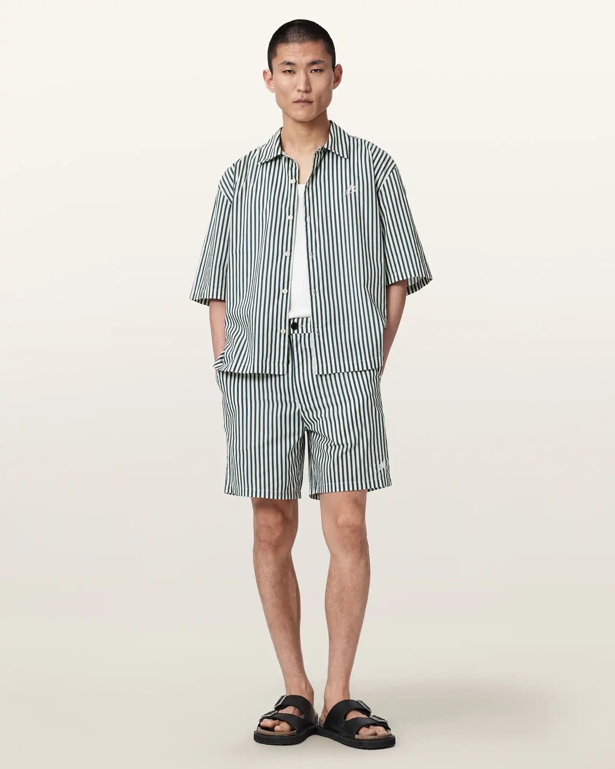 Chopin Straight Fit Striped Shorts