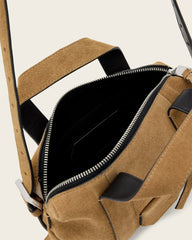 Ares Compact Suede Crossbody