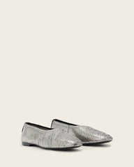 Hailee Leather Ballet Flats