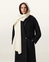 Wren Hooded Wool Scarf