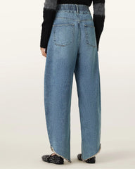 Taylor Frayed Barrel Leg Jeans