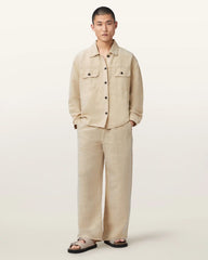 Korten Linen Blend Relaxed Fit Shacket
