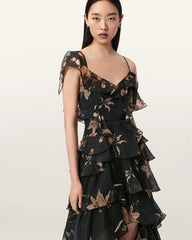 Sienna Ruffle Maxi Dress