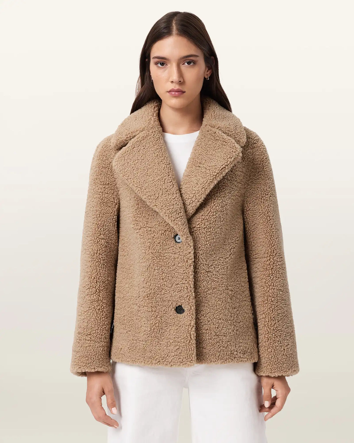 Eddie Faux Teddy Jacket