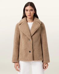 Eddie Faux Teddy Jacket