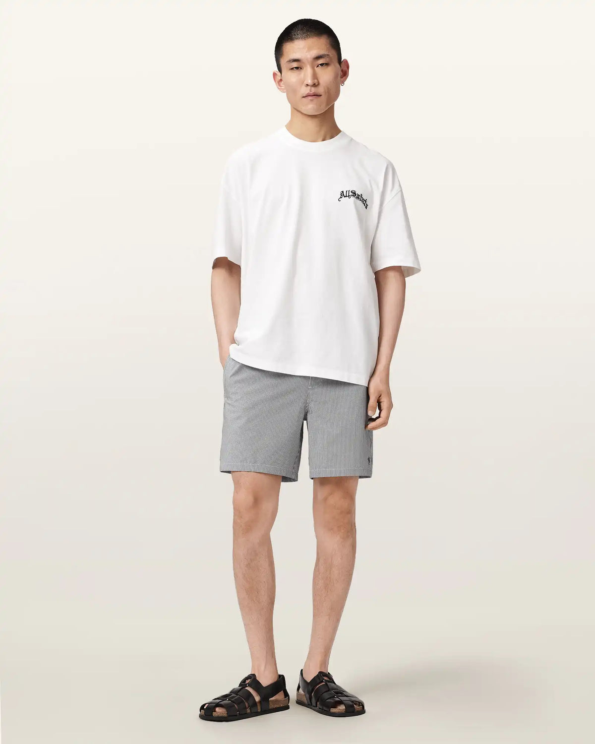 Cipher Striped Swim Shorts