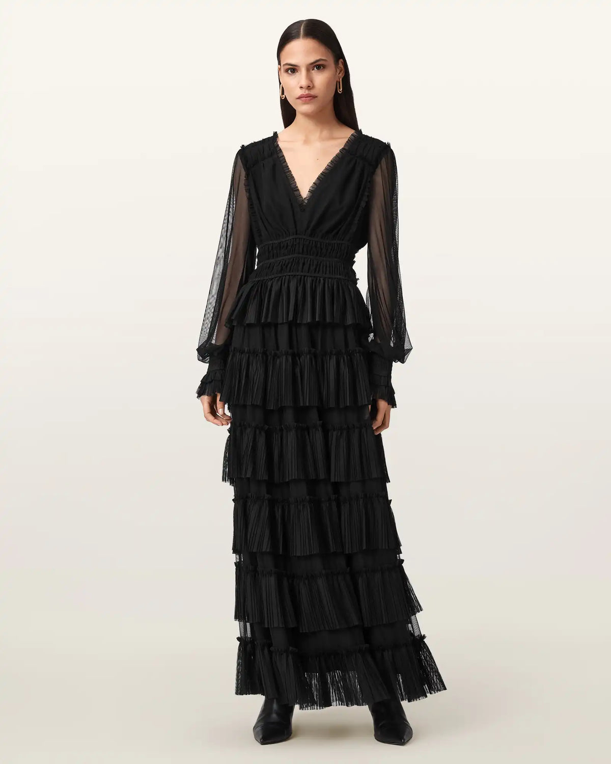 Xantara Shirred Maxi Dress