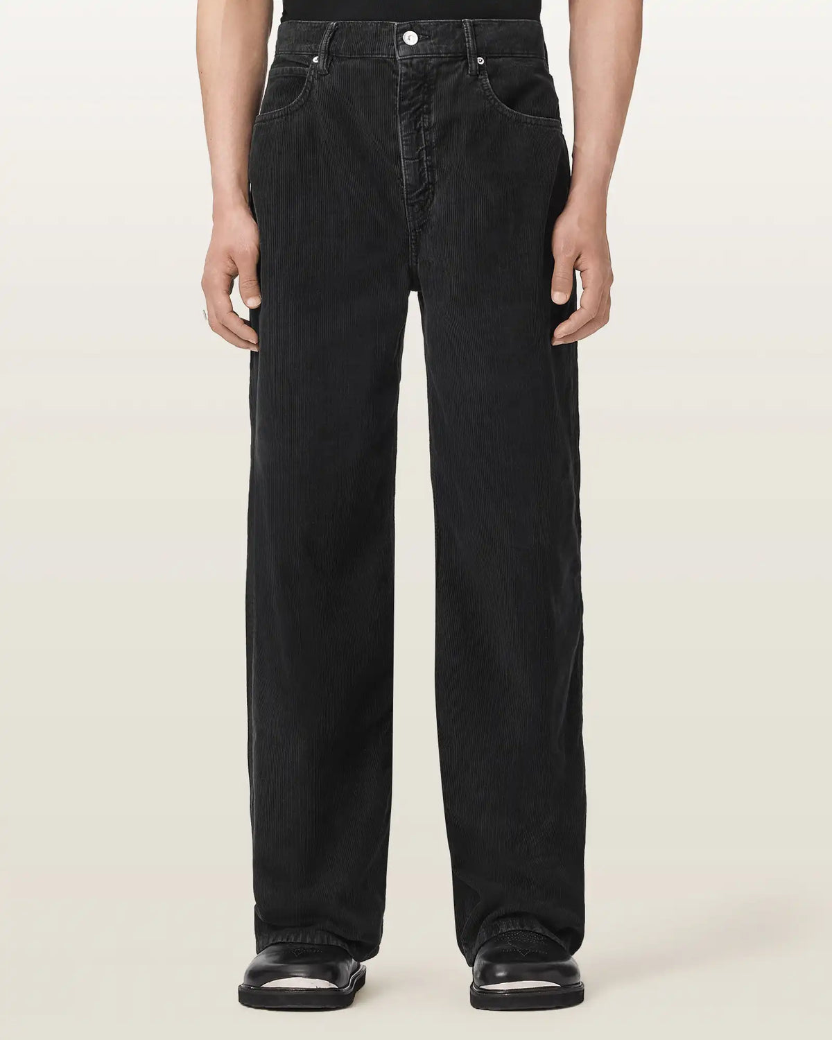 Lenny Loose Fit Wide Leg Corduroy Jeans