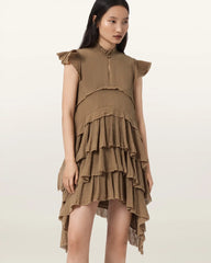 Cavarly Cotton Mini Dress