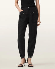 Val Cargo Linen Blend Pants