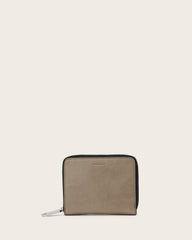 Lena Hex Leather Zip Wallet