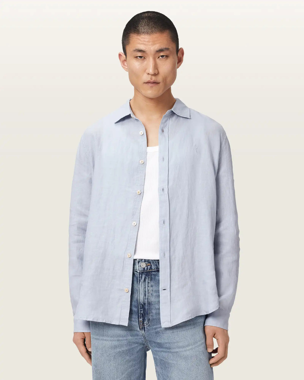 Loom Long Sleeve Linen Shirt