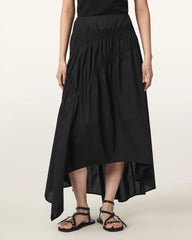 Nuria Gathered Maxi Skirt