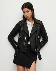 Balfern Leather Biker Jacket