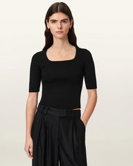 Cruz Hally Ribbed Knit Top