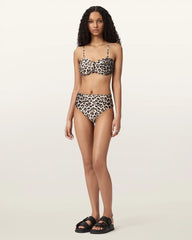 Talaria High Rise Animal Print Bikini Bottoms