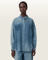 Charli Illusion of Denim Long Sleeve Shirt